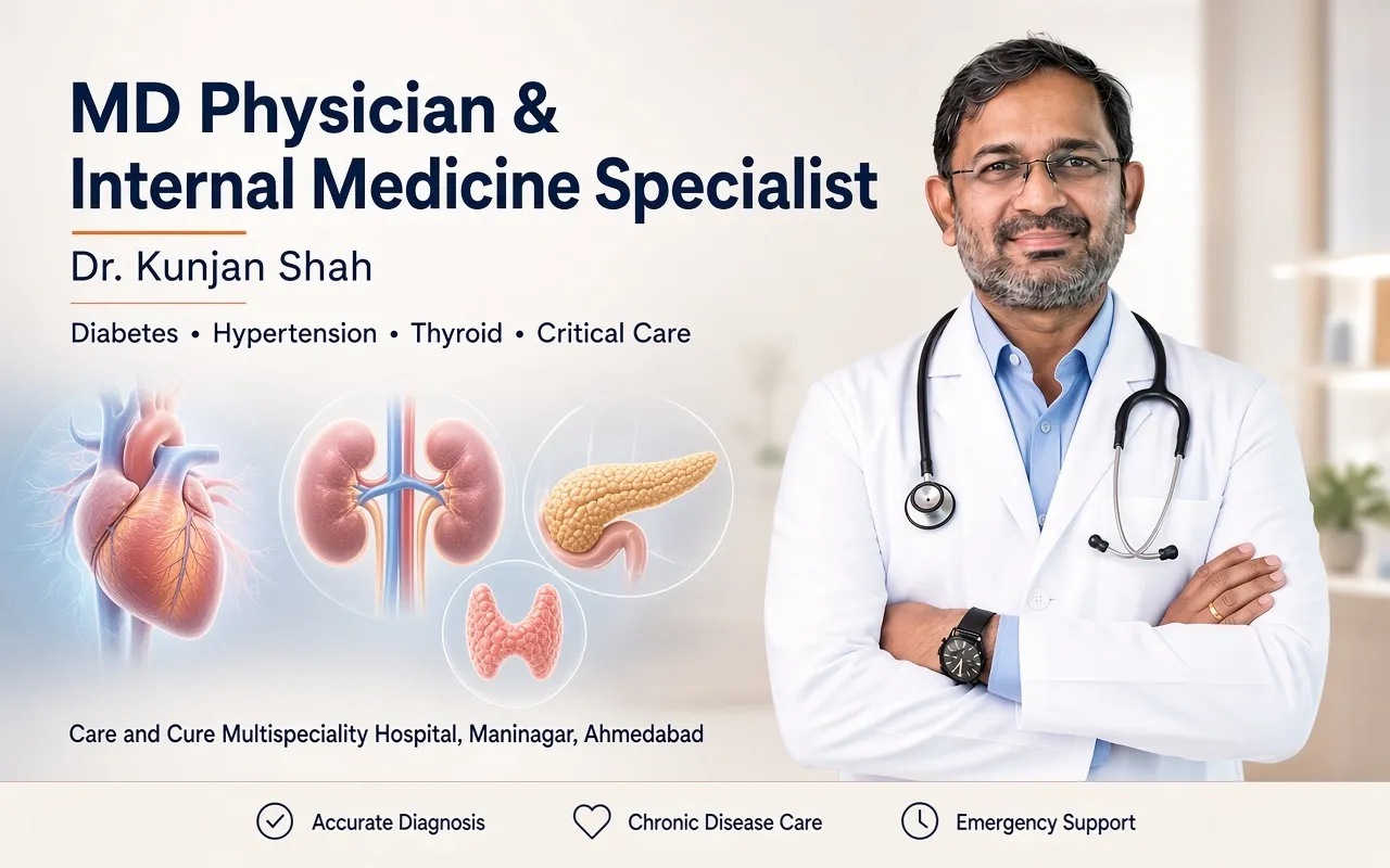 Dr. Kunjan Shah - MD Physician in Ahmedabad