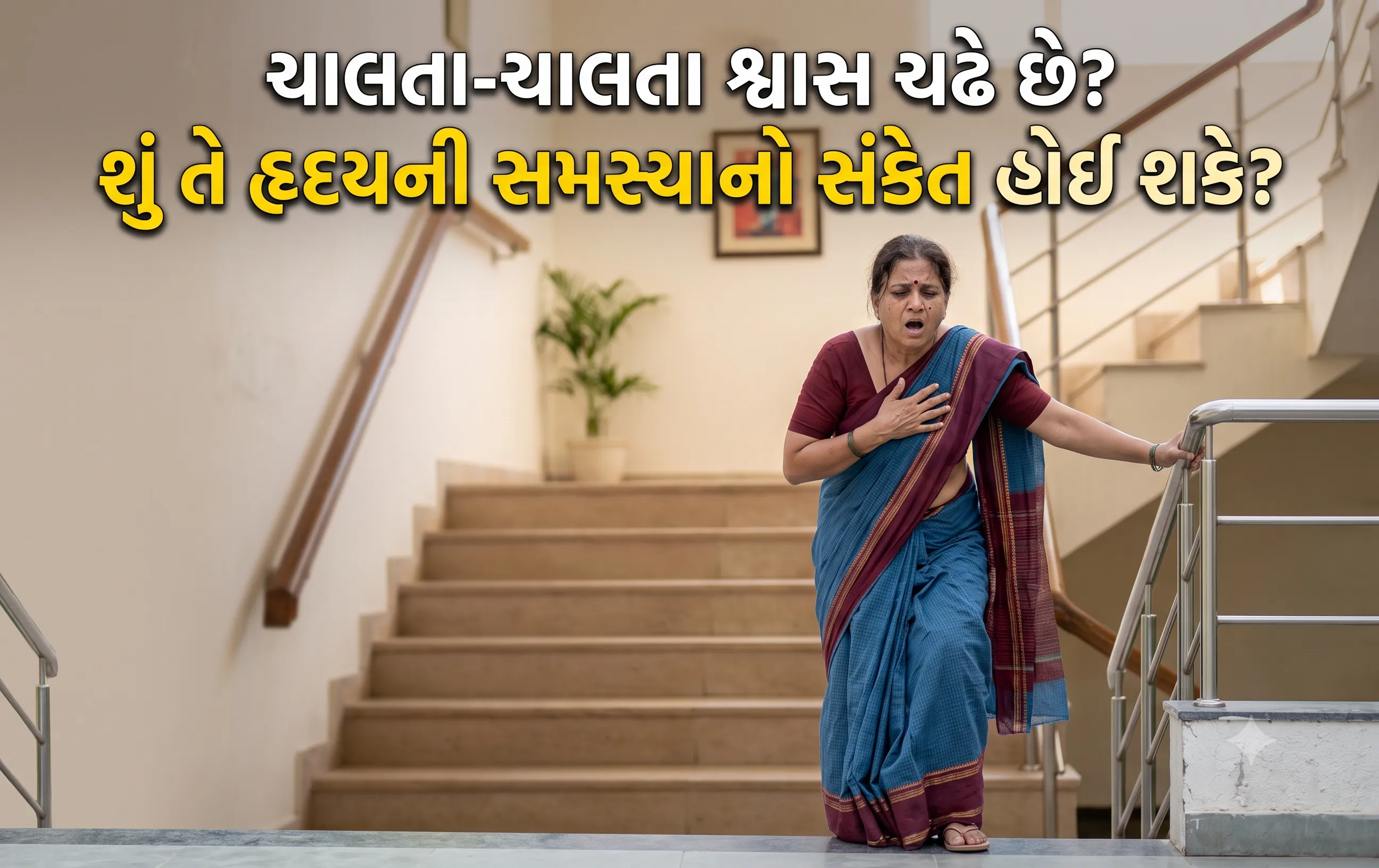 ચાલતા-ચાલતા શ્વાસ ચઢે છે? શું તે હૃદયની સમસ્યાનો સંકેત હોઈ શકે?