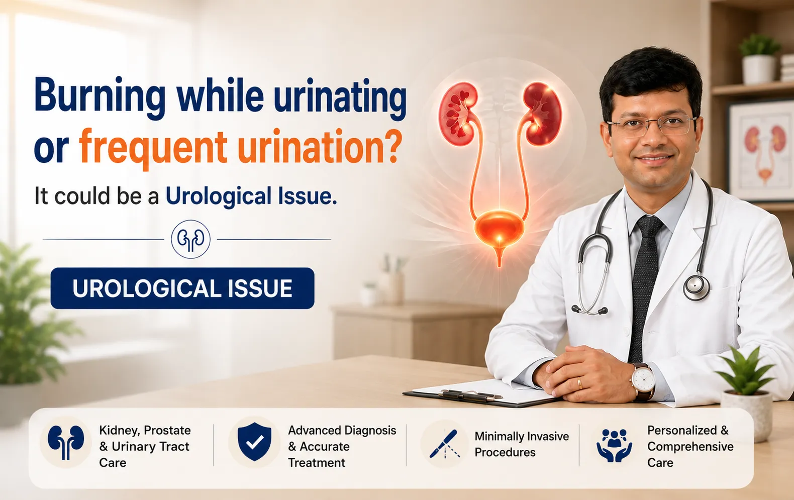 Frequent Urination or Kidney Pain? It Could Be a Urological Issue. Consult Dr. Akash Shah Today