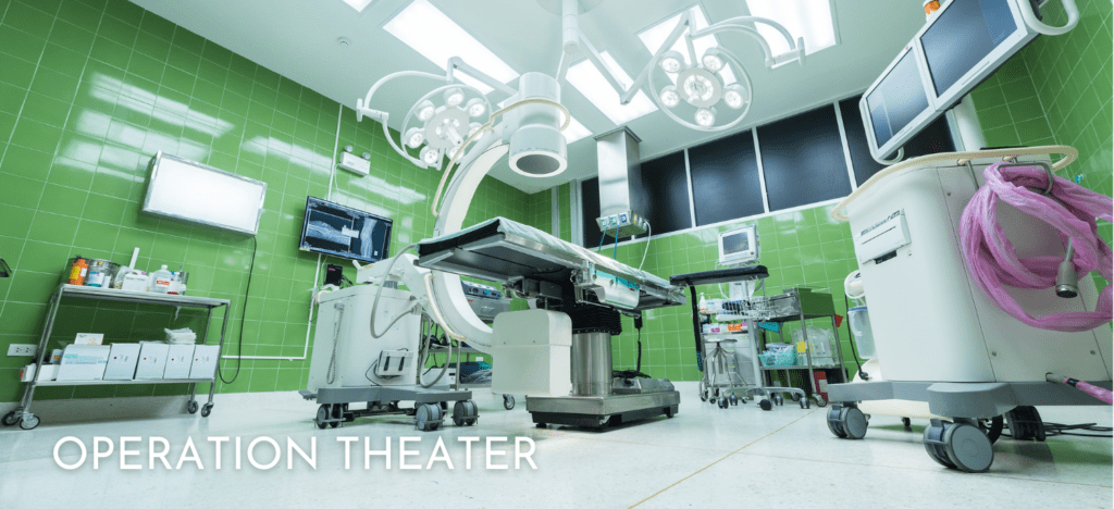 State Of Art Operation Theater Complex - Care And Cure Multispeciality 