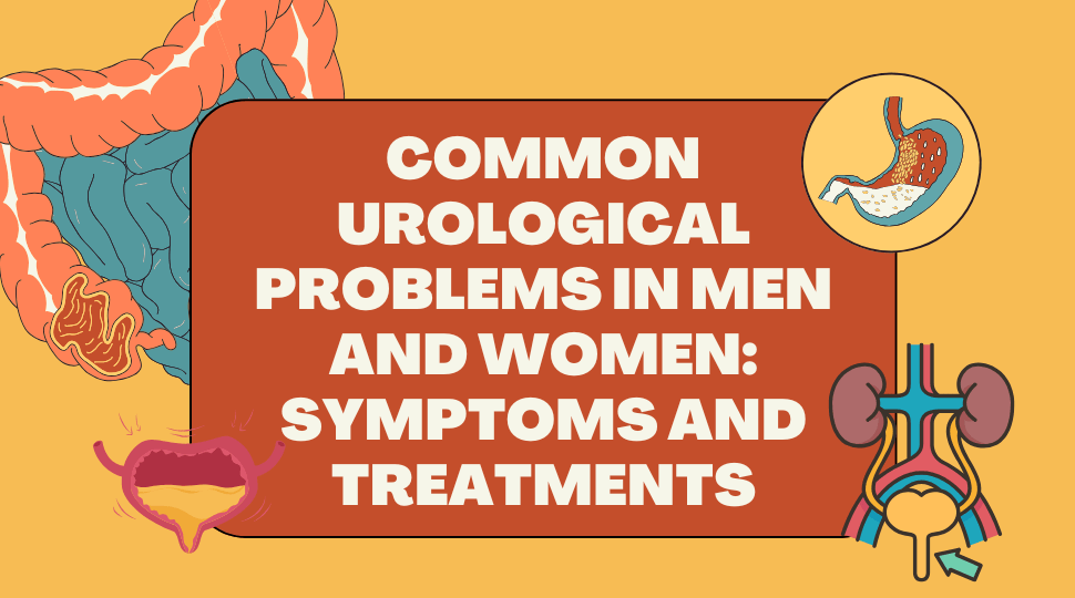 Urological problems symptoms and treatments infographic