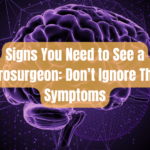 Signs You Need to See a Neurosurgeon – symptoms of neurological disorders with a brain illustration.