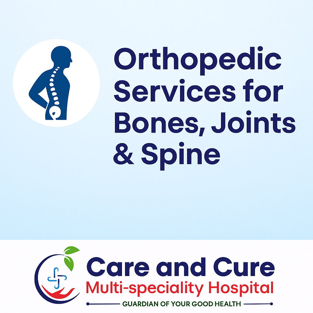 Orthopedic Treatments in 2025: Advanced Bone & Joint Care at Care and Cure Hospital Ahmedabad 14 Orthopedic Treatments care at Care and Cure Multispeciality Hospital Ahmedabad